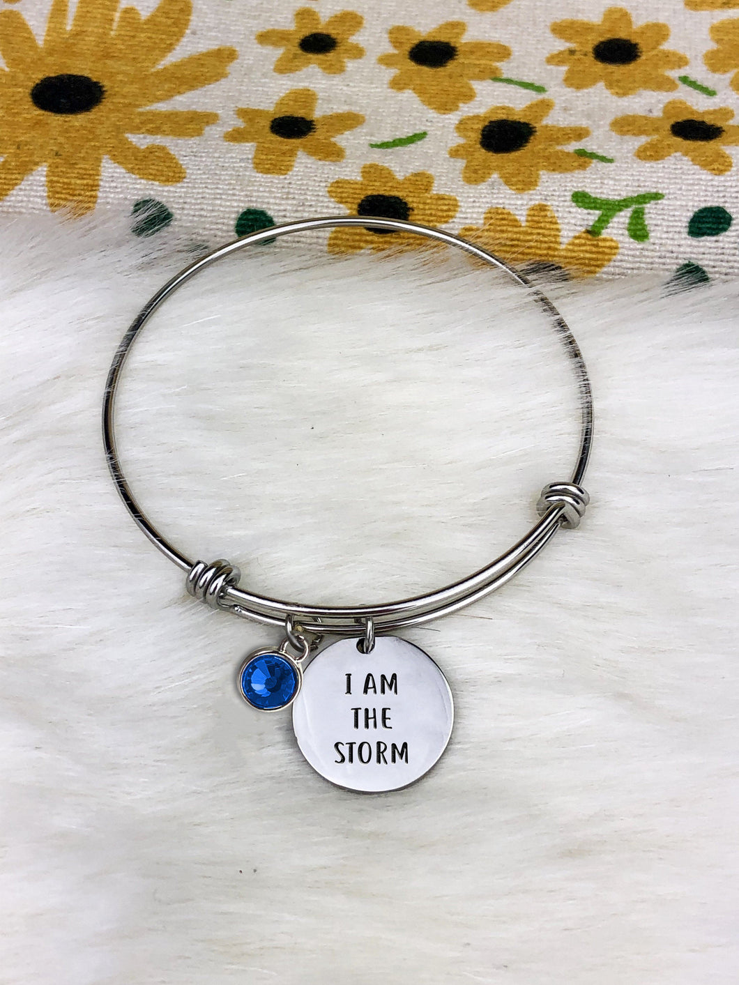 I Am The Storm Bangle Bracelet