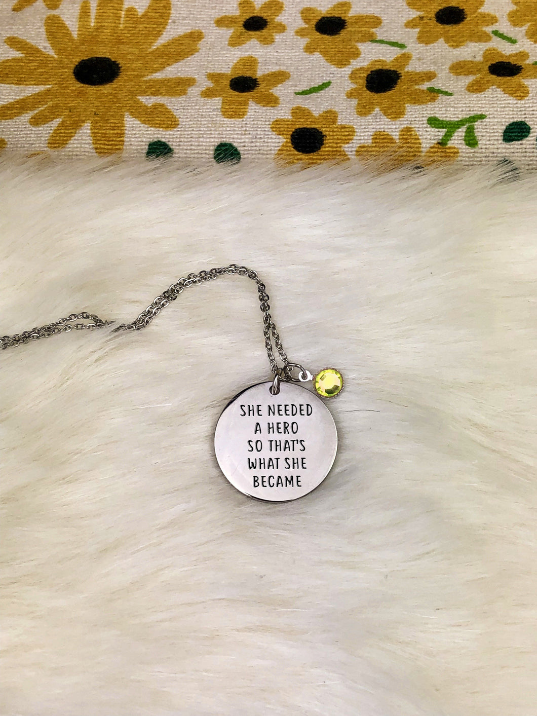 She Is A Hero Necklace