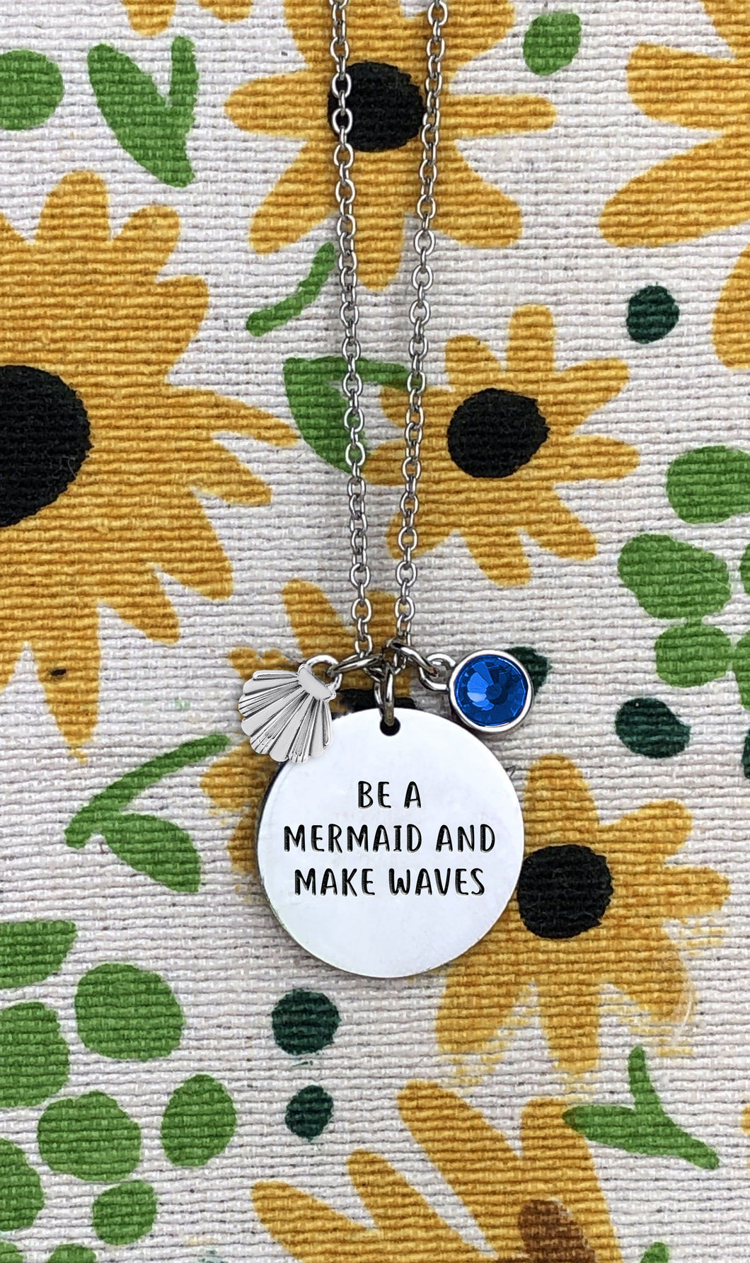 Be A Mermaid And Make Waves Necklace